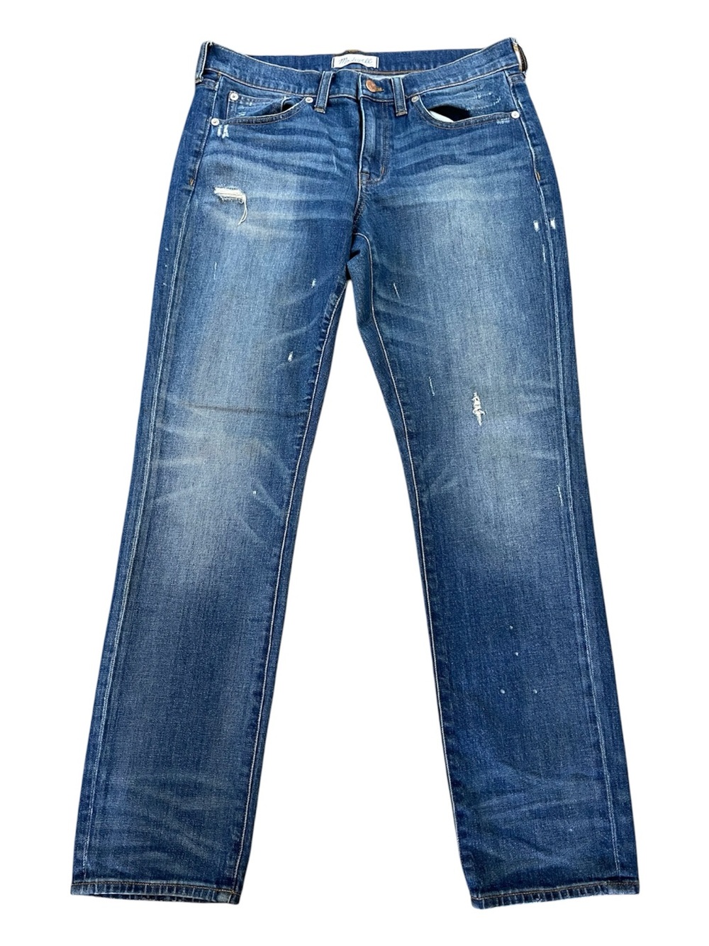 Madewell Slim Boyjean Lightly Distressed.  Size 28